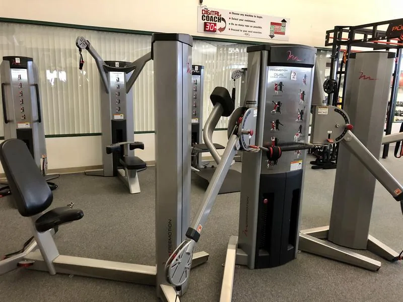 FreeMotion dual-cable training stations at HFH gym in Waupaca, WI